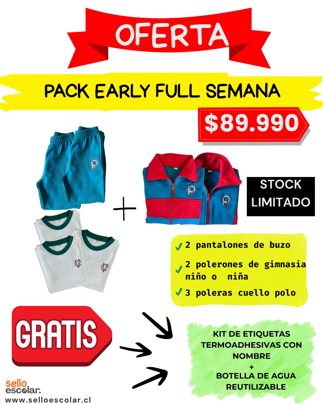 Pack Early Full Semana Niño