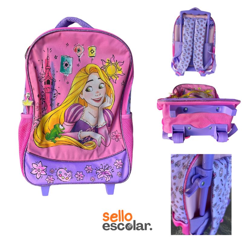 Mochila Escolar con Ruedas Marvel-Disney 15L