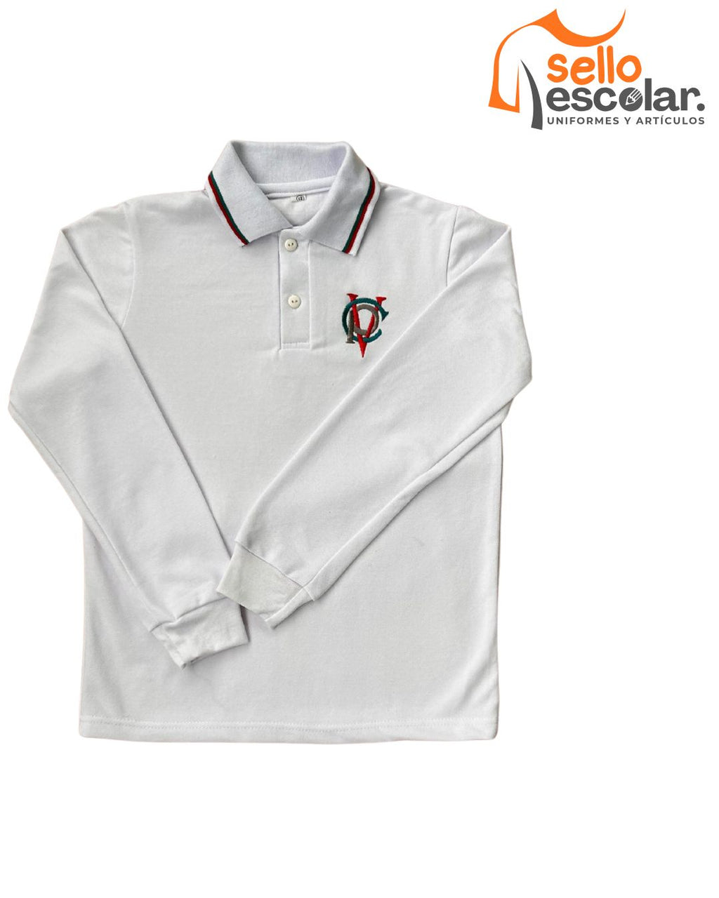 Polera de Piqué Manga Larga