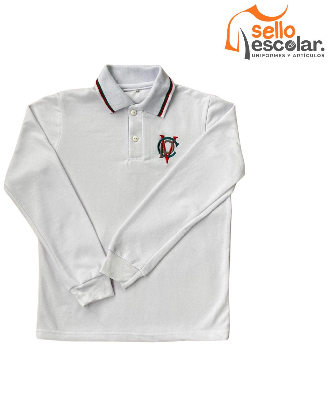 Polera de Piqué Manga Larga