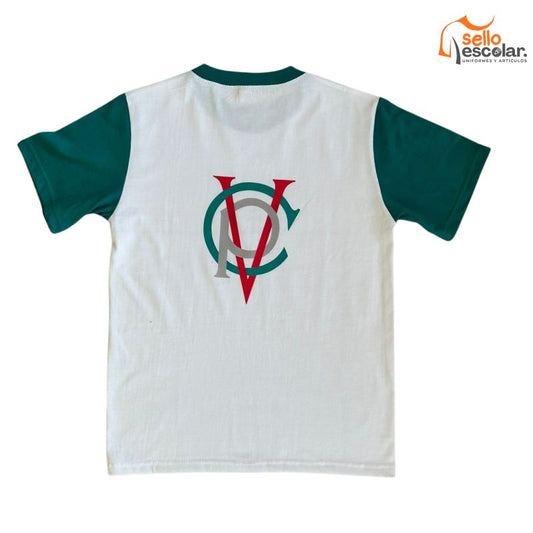 Polera algodón cuello redondo