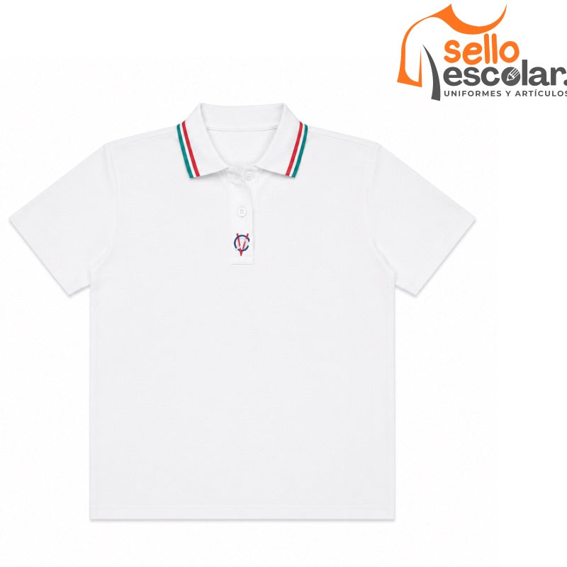 Polera Piqué Manga Corta Niña