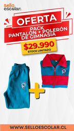 Pack Pantalón + Polerón de gimnasia Niño