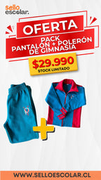 Pack Gimnasia Pantalón + Polerón Niña