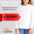 Polera de Algodón Blanca