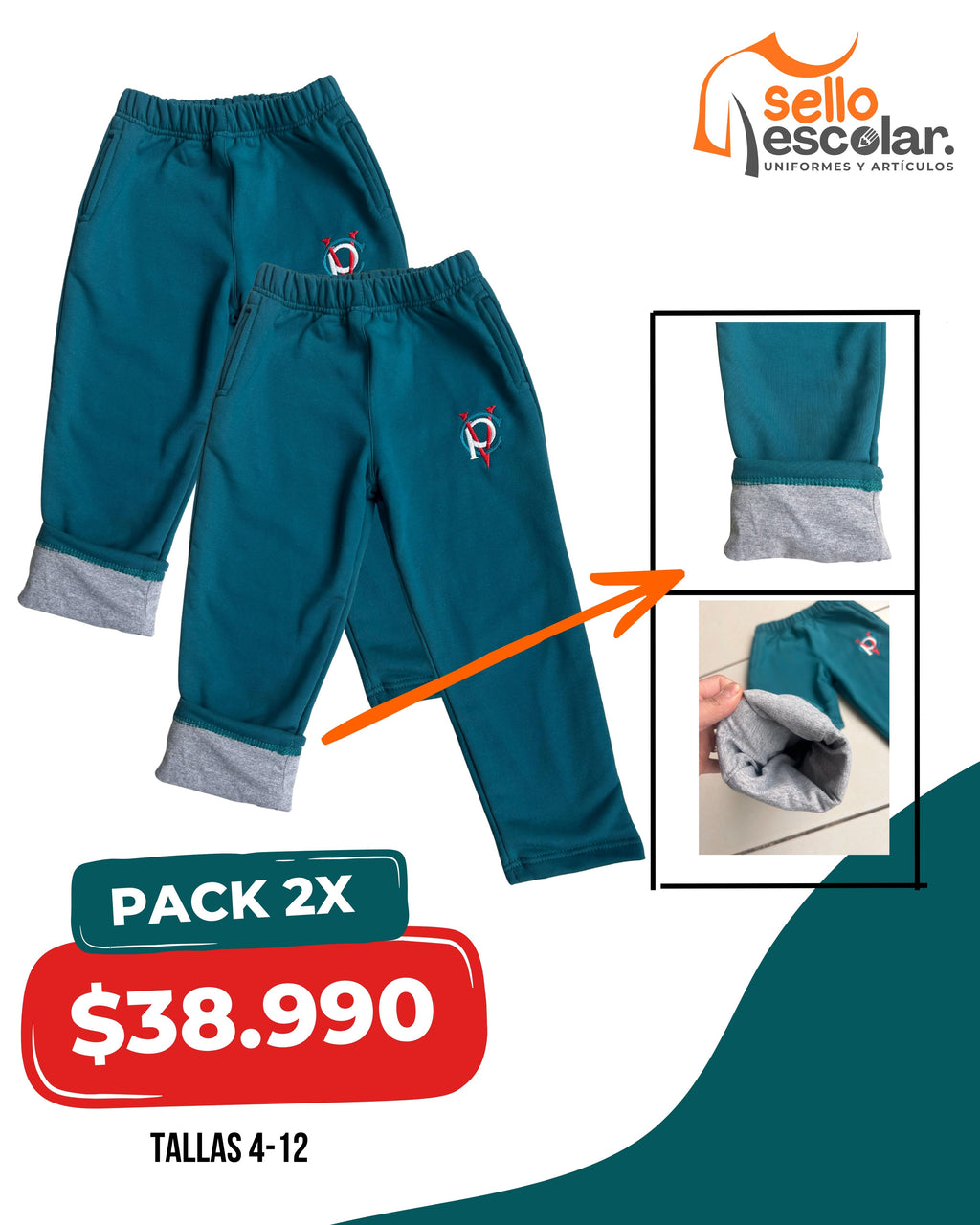 Pack 2 Pantalones de Invierno